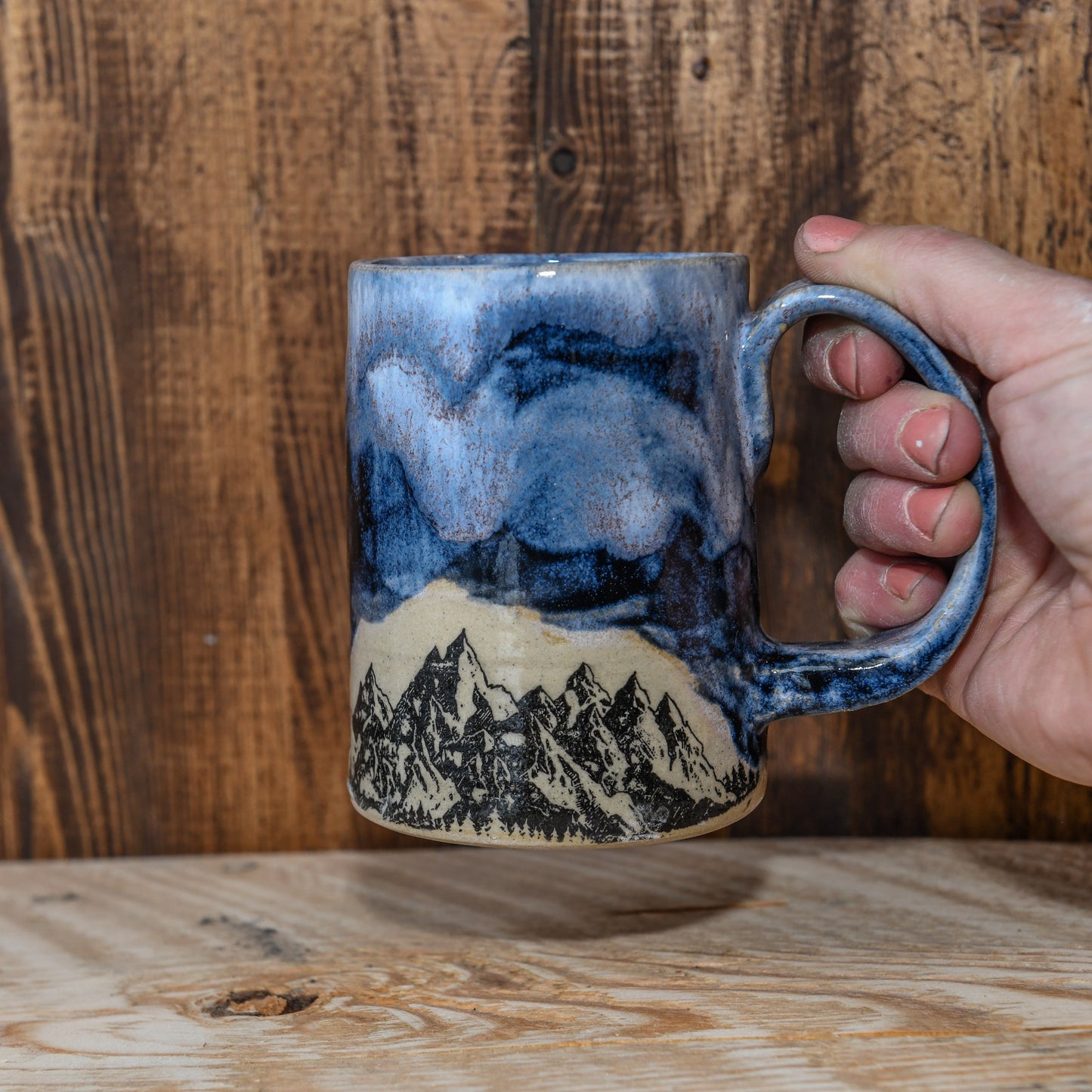 Mountain Mug - Cloudy Day