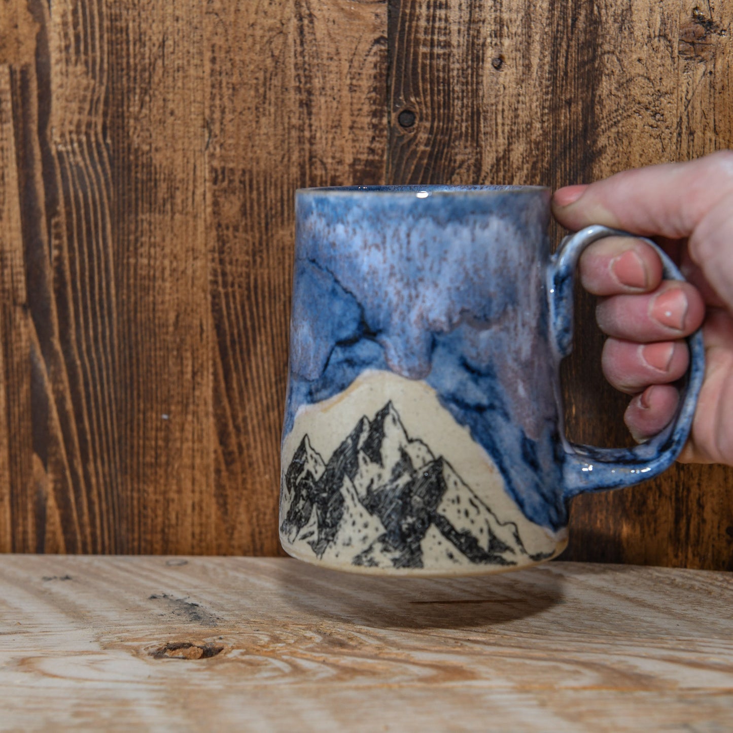 Mountain Mug - Cloudy Day