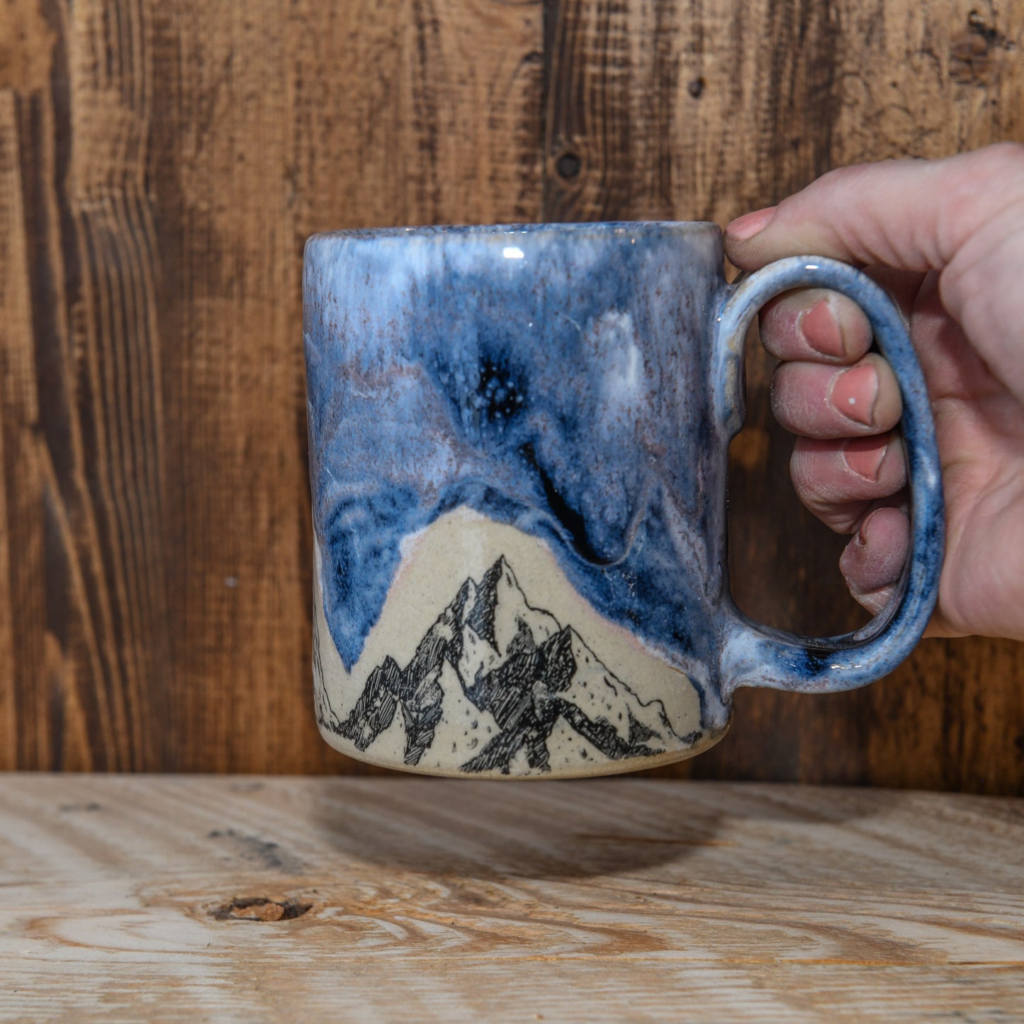 Mountain Mug - Cloudy Day